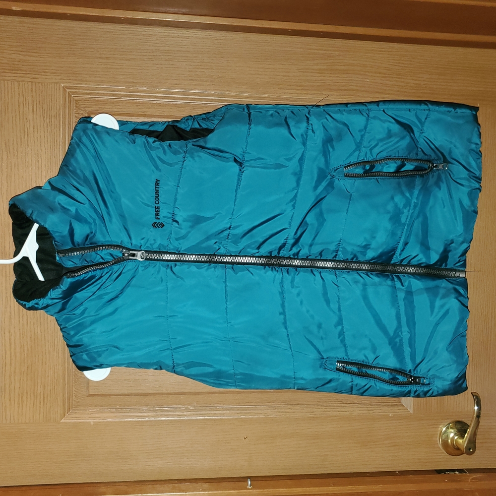 Free Country Teal Puffer Vest